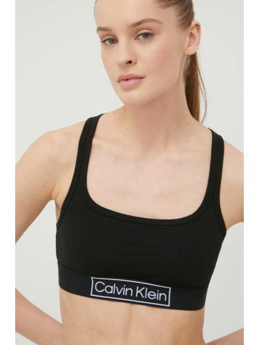 Сутиен Calvin Klein Underwear в черно с изчистен дизайн