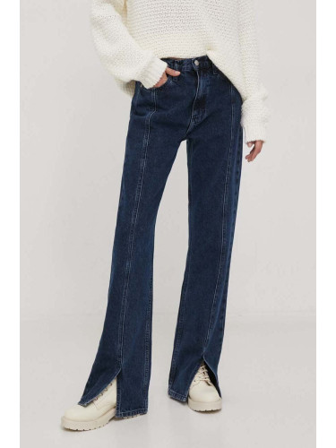 Дънки Calvin Klein Jeans с висока талия J20J222456
