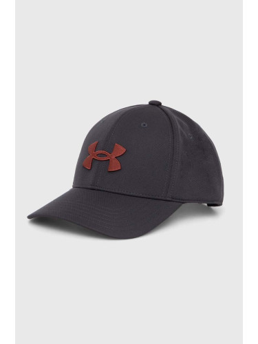 Шапка с козирка Under Armour Blitzing в сиво с апликация 1376701