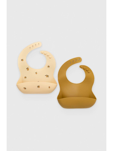 Бебешки лигавник Konges Sløjd (2 броя) SILICONE BIB