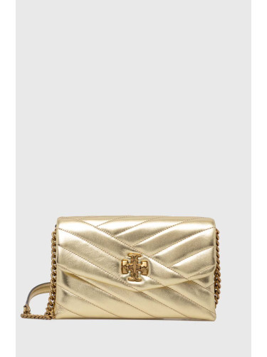 Чанта Tory Burch Kira Chevron Metallic в златисто 152543.700