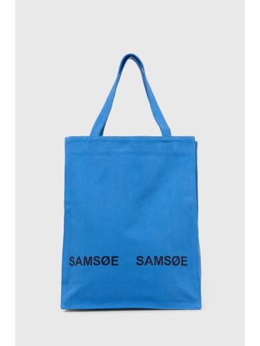 Чанта Samsoe Samsoe Luca в синьо UNI214000