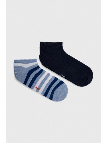 Чорапи Tommy Hilfiger в синьо 382000001