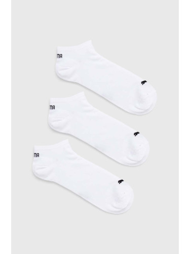Чорапи Puma (3 броя) (3-pack) в бяло 538670 906807