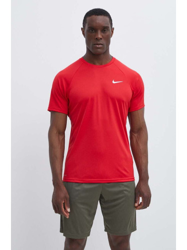Тениска за трениране Nike в червено с изчистен дизайн