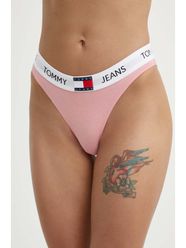 Бикини Tommy Jeans в розово UW0UW04693