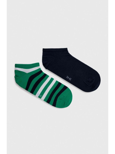 Чорапи Tommy Hilfiger в зелено 382000001