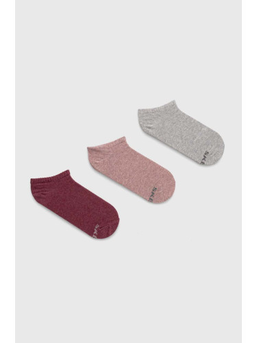 Чорапи Skechers в розово
