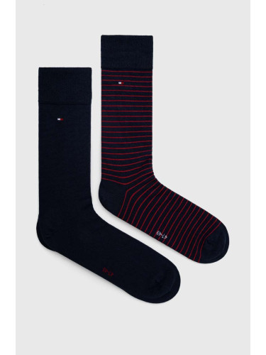 Чорапи Tommy Hilfiger (2 чифта) в синьо 100001496