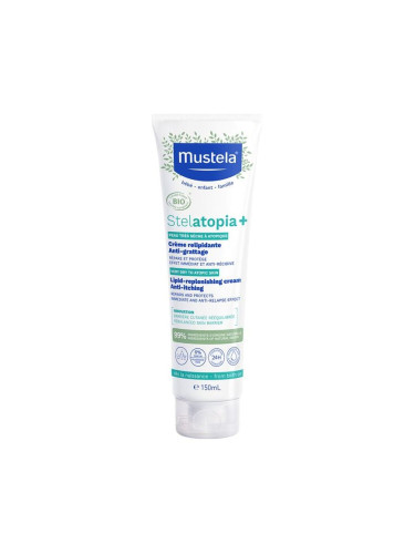 Mustela Stelatopia+ крем за суха кожа, склонна към атопичен дерматит 150 ml