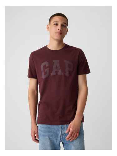 Burgundy men's T-shirt with GAP logo