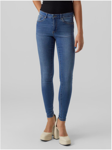 Blue women's skinny fit jeans Vero Moda Alia