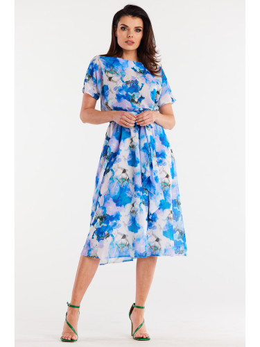 Awama Woman's Dress A510 Blue