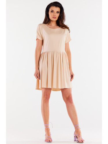 Awama Woman's Dress A517 Beige