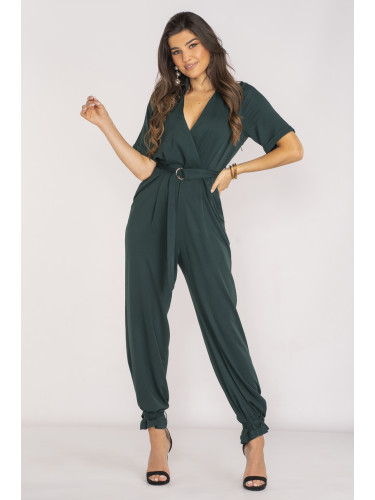 Awama Woman's Jumpsuit A660 Bottle Green