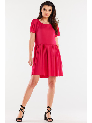Awama Woman's Dress A517 Fuchsia