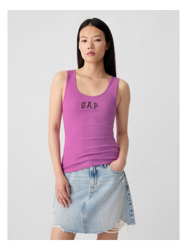 Pink women's tank top with GAP logo