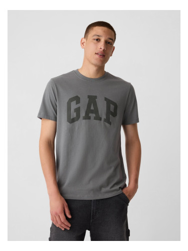 Grey men's T-shirt with GAP logo