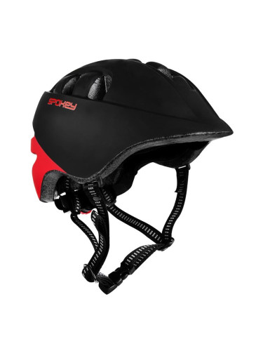 Spokey CHERUB Children's cycling helmet IN-MOLD, 48-52 cm, clear-red