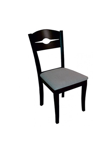 Трапезен стол Memo.bg модел 46-BM Manfred венге, размери: 42/55/90 см, материал: масив бук / дамаска