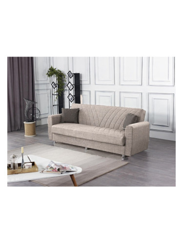 Диван 3-ка, модел Ernest-Е20, бежов/кафяв