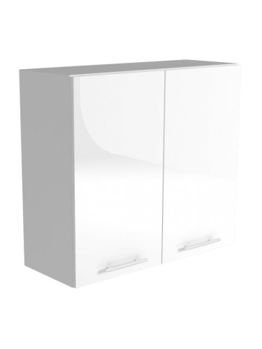 Горен шкаф В60/72, бял гланц