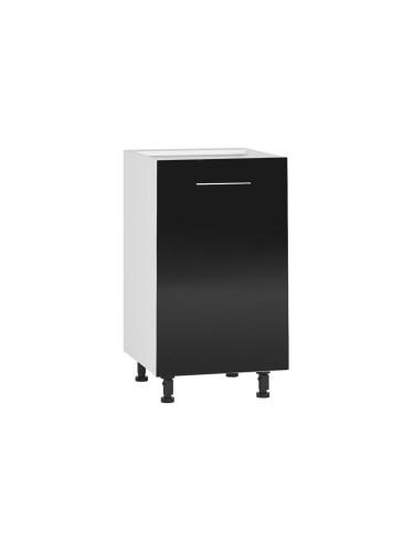 Долен шкаф H 50/82-E20, черен гланц