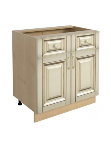 Долен шкаф Vanilla H80/87-E20, с 2 чекмеджета и 2 врати