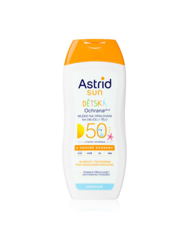 Astrid Sun мляко за загар SPF 50 за деца 200 мл.