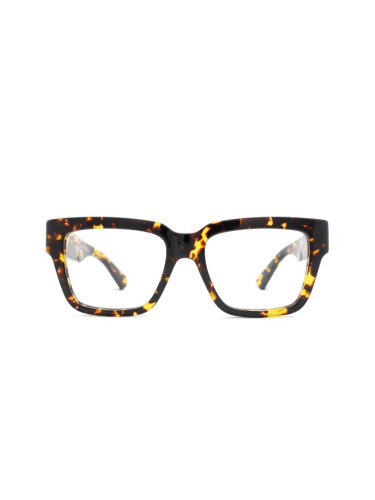 Bottega Veneta Bv1222O 002 52 - диоптрични очила, квадратна, unisex, кафяви