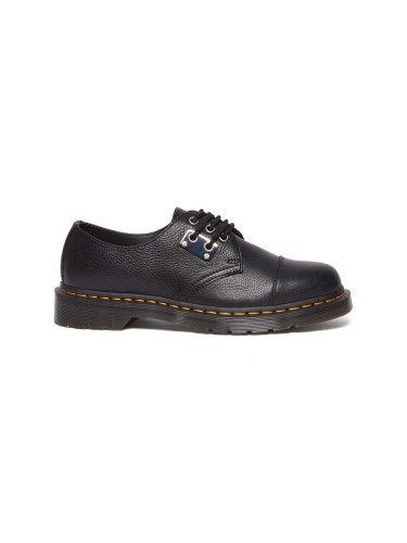 Кожени половинки обувки Dr. Martens 1461 Metal Plate в черно DM31684001