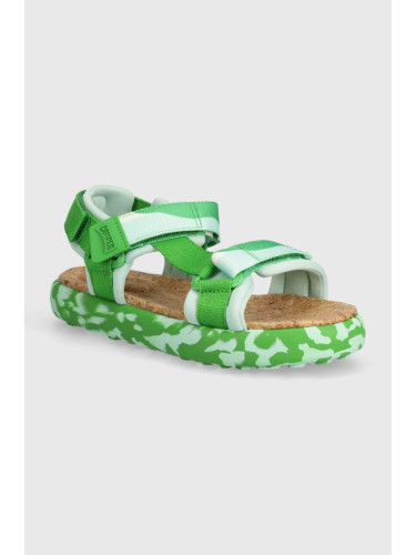 Детски сандали Camper в зелено