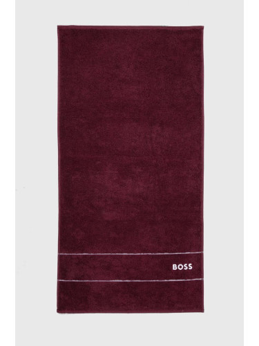 Памучна кърпа BOSS Plain Burgundy 50 x 100 cm
