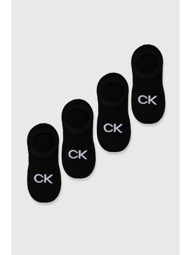 Чорапи Calvin Klein (4 чифта) в черно 701220509