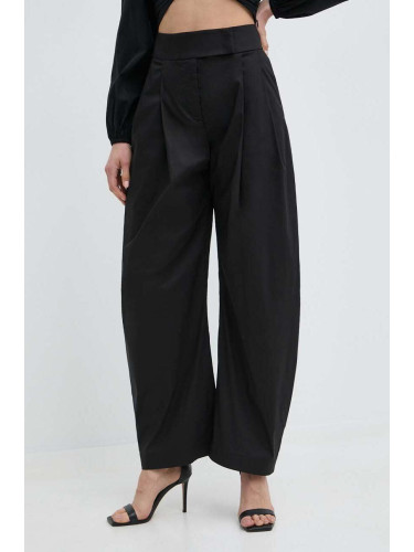 Панталон Pinko в черно със стандартна кройка, с висока талия 103577 A1TX