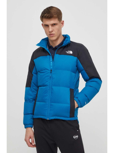 Пухено яке The North Face DIABLO DOWN JACKET в синьо зимен модел