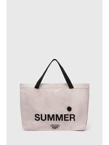 Чанта MMC STUDIO в бежово SUMMERBIG.BAG