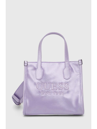 Чанта Guess SILVANA в лилаво HWST86 65770