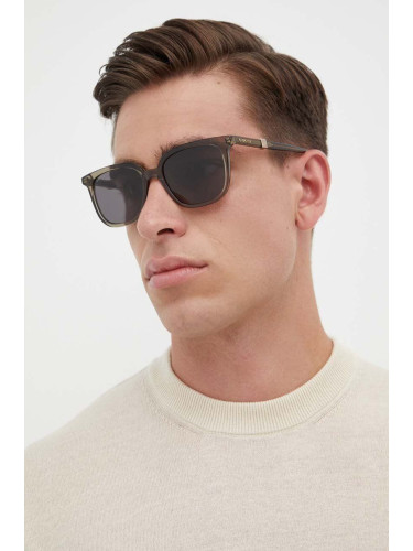 Слънчеви очила Gucci в кафяво GG1493S