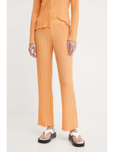 Панталон Résumé AllegraRS Pant в оранжево със стандартна кройка, с висока талия 20461120