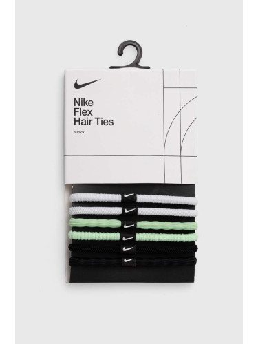 Ластици за коса Nike (6 броя) в черно
