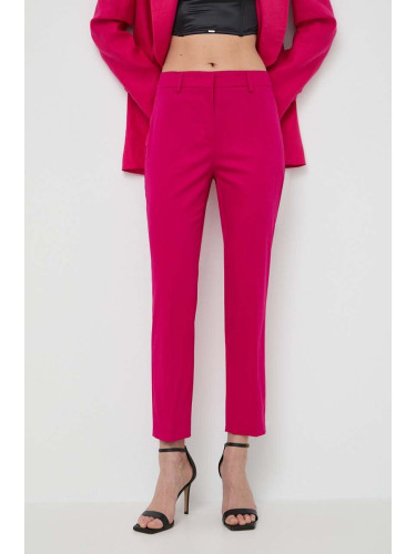 Панталон Weekend Max Mara в розово с кройка тип цигара, висока талия 2415131032600