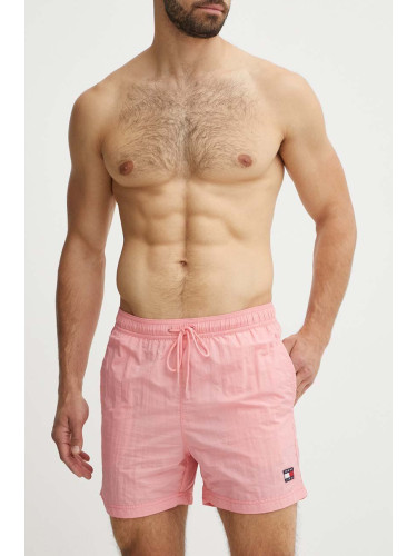 Плувни шорти Tommy Jeans в розово UM0UM03147