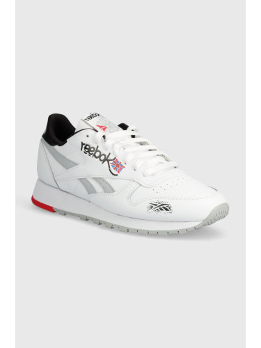 Кожени маратонки Reebok Classic Classic Leather в бяло 100075003