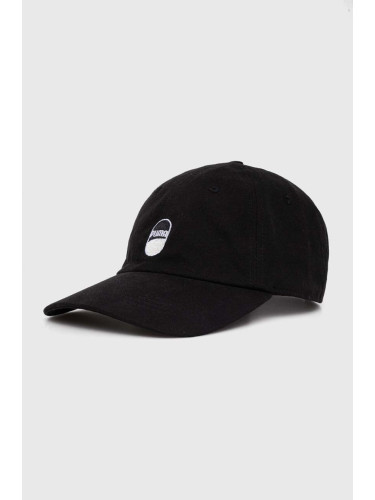 Памучна шапка с козирка Puma Downtown Low Curve Cap в черно с апликация 025312 25312