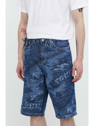 Дънков къс панталон Tommy Jeans в тъмносиньо DM0DM18787