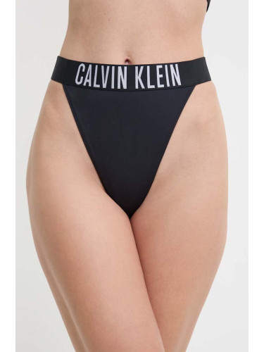 Долнище на бански тип прашки Calvin Klein в черно KW0KW02579