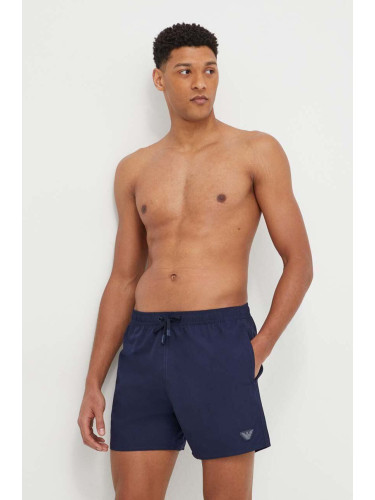 Плувни шорти Emporio Armani Underwear в тъмносиньо