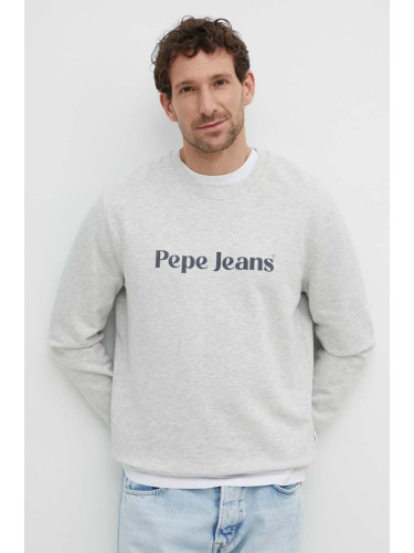 Суичър Pepe Jeans REGIS в бяло PL505862 PL505862