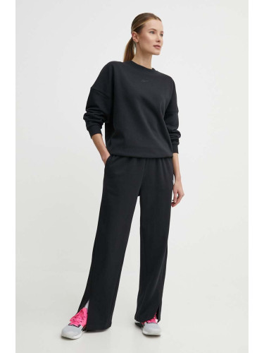 Спортен панталон Reebok Classic Wardrobe Essentials в черно с изчистен дизайн 100075540